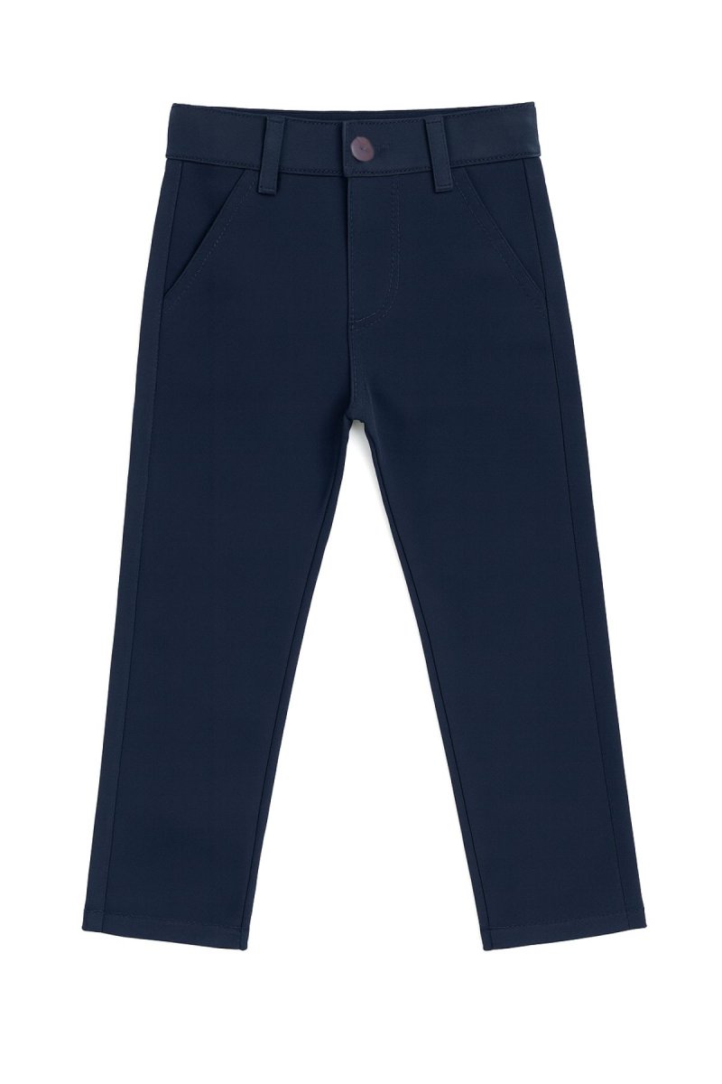 Pantalon de Gabardina Con Cintura Regulable