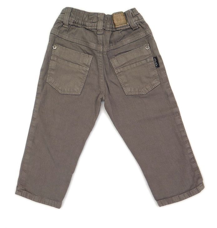 Pantalon Gabardina Con Cintura Elastizada