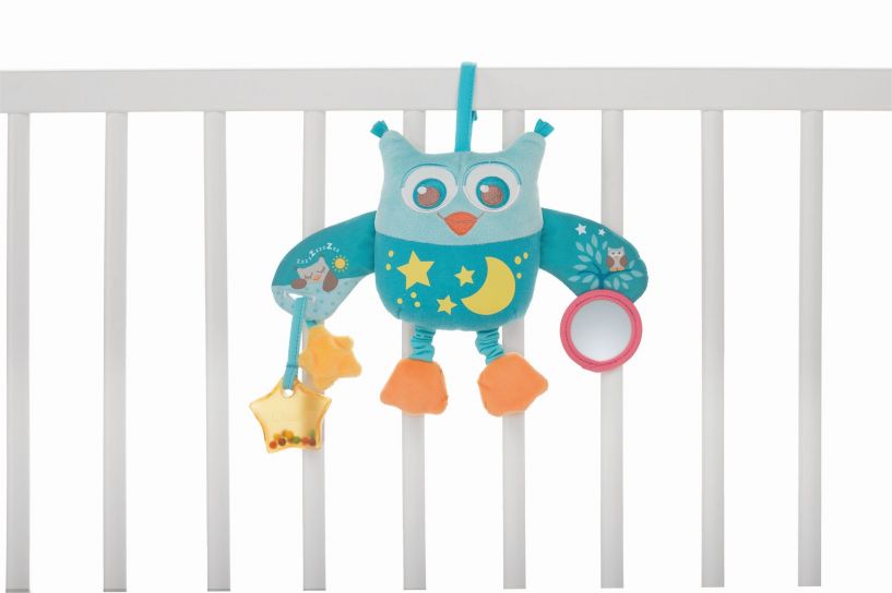 Peluche Colgante Cunero Sonajero Buho