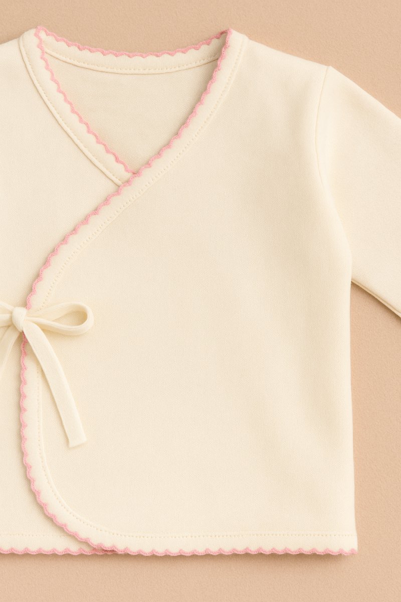 Conjunto Ajuar Set Nacimiento 6 Piezas Manga Larga Manopla Gorro Babero Batita Medio Osito Babita