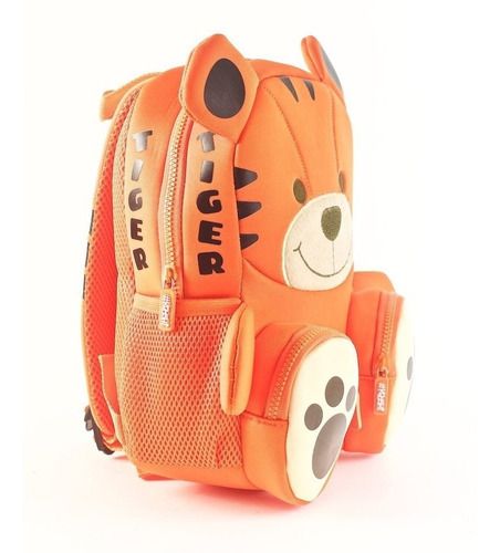 Mochila Espalda Jardin Neoprene Tigre Relieve 3D