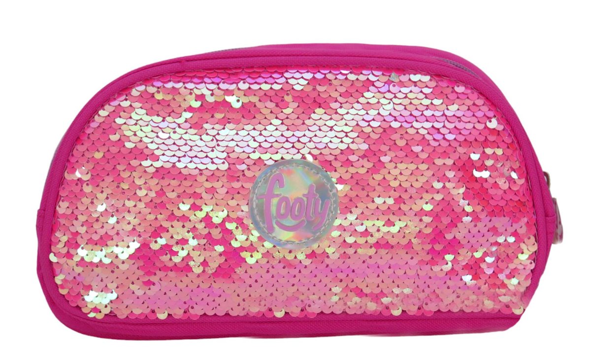 Cartuchera Unicornio - Lentejuelas Reversibles - Con Luz - Dos Cierres