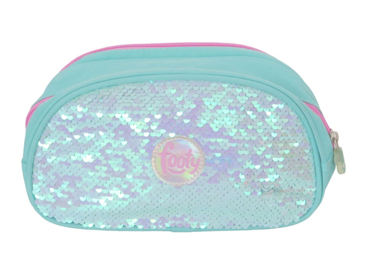 Cartuchera Unicornio - Lentejuelas Reversibles - Con Luz - Dos Cierres