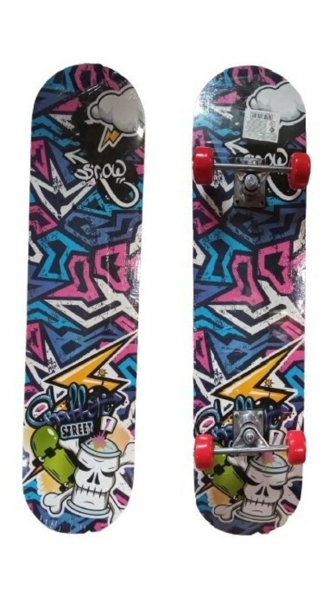 Skate Estampado - Rueda PVC - 70 Cm x 20 Cm