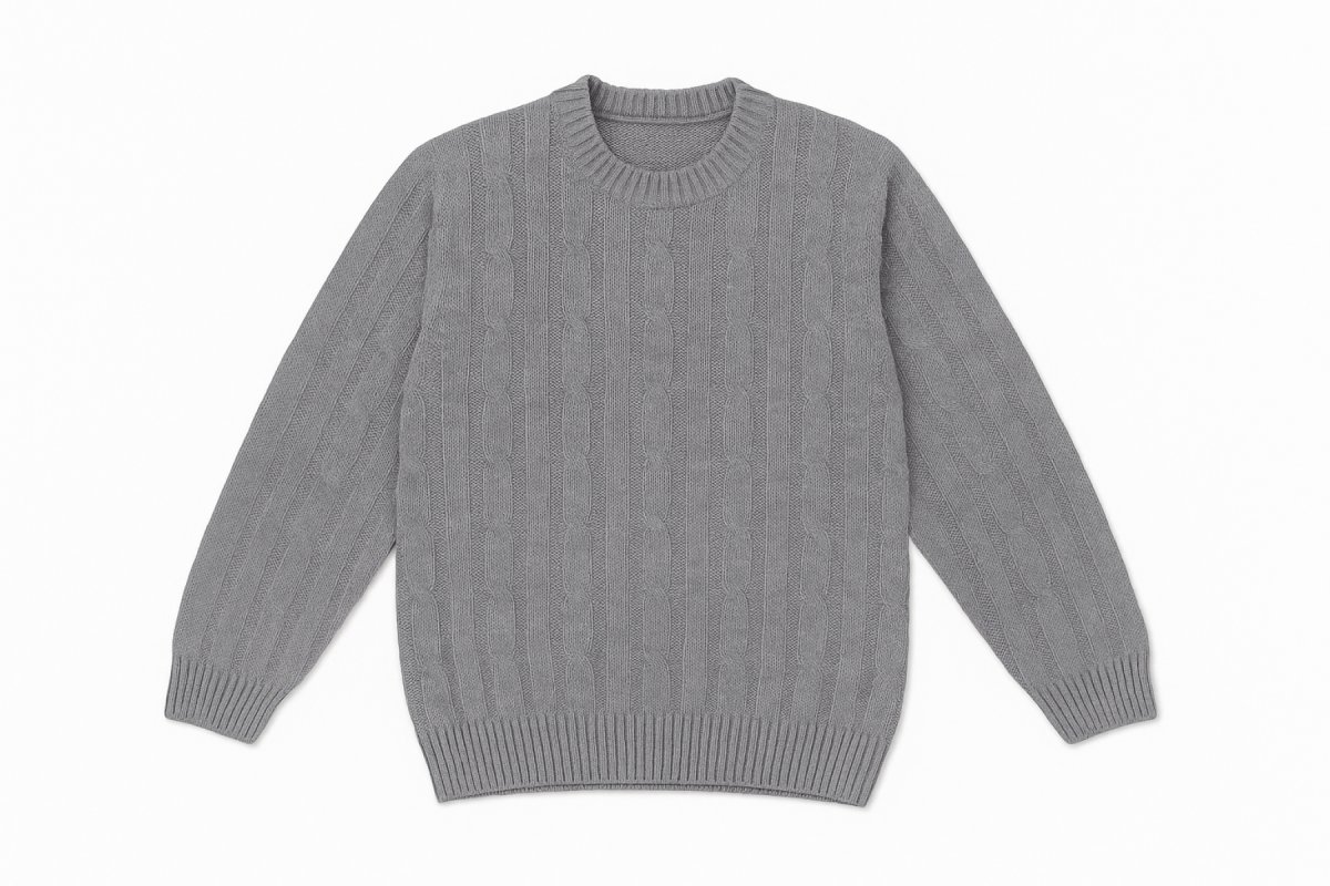 Pullover Sweater Tejido con ochos Cuello Redondo  Perica Norberto