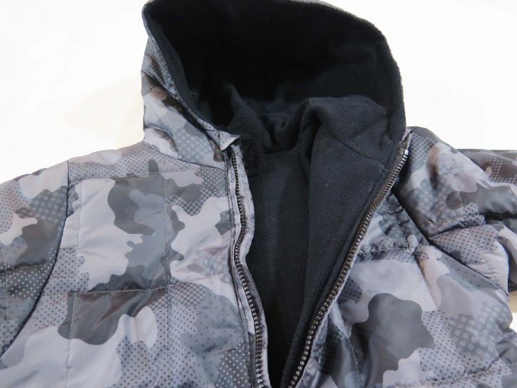 Campera De Abrigo Camuflada Con Polar Interior