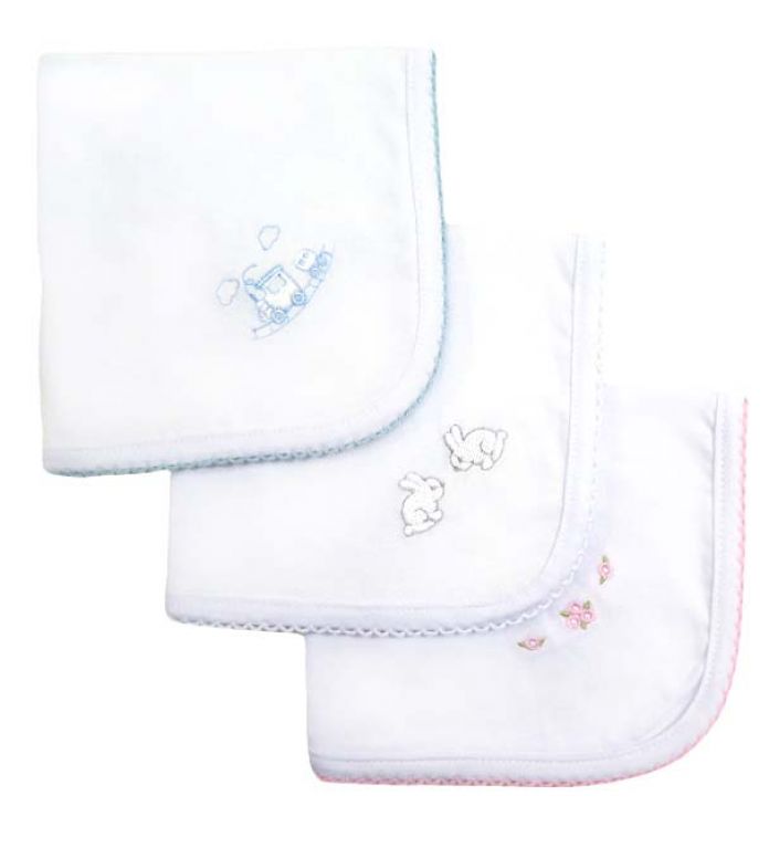 Babita Lisa con Bordado Algodon Doble Con Picot