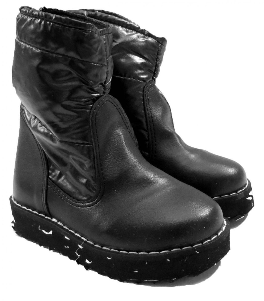 Bota Media Caña combinada con silver