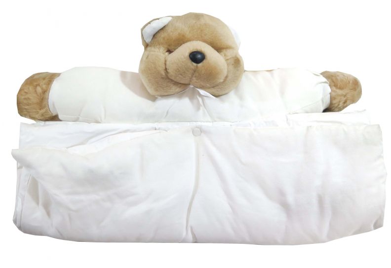 Cambiador con broche y peluche Oso