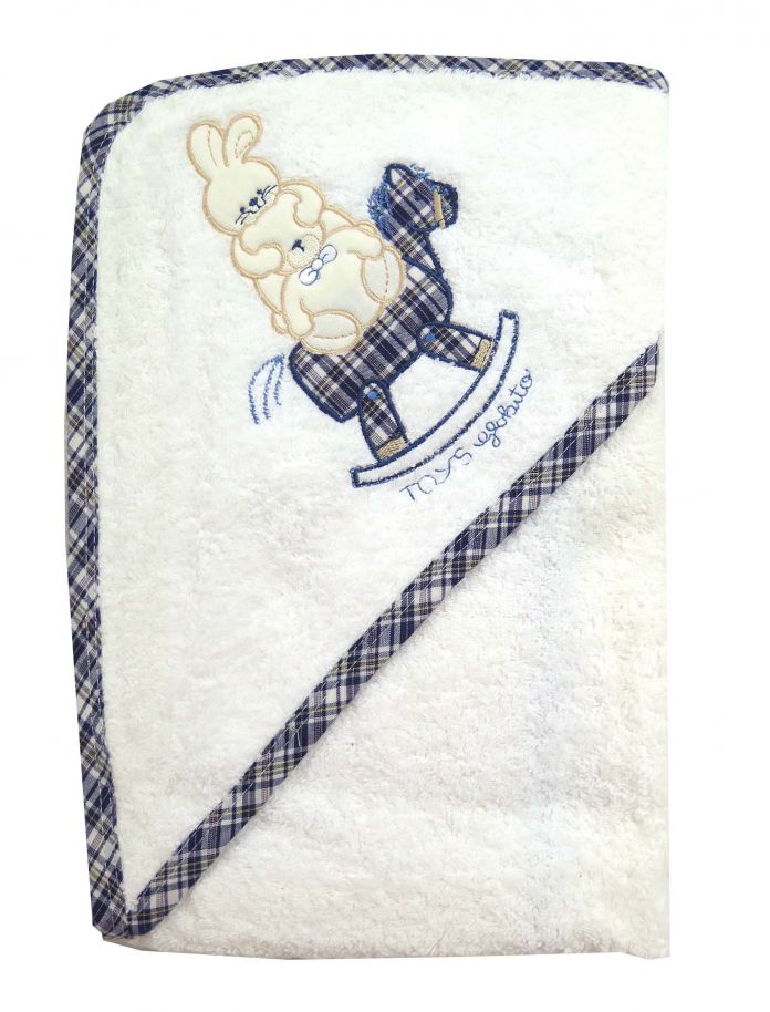 Toallon Con Capucha Bordado - En Caja