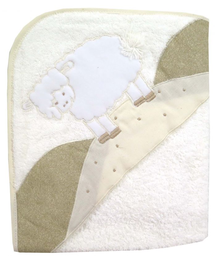 Toallon Con Capucha Bordada - En Caja