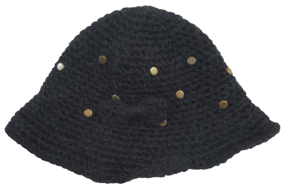 Gorro Al Crochet - Aplique Moño
