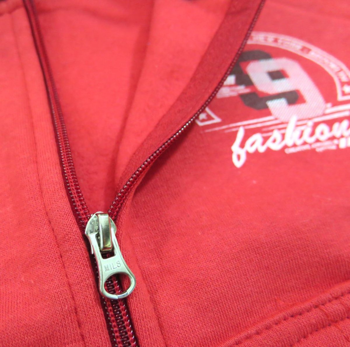 Campera algodon frizado con capucha