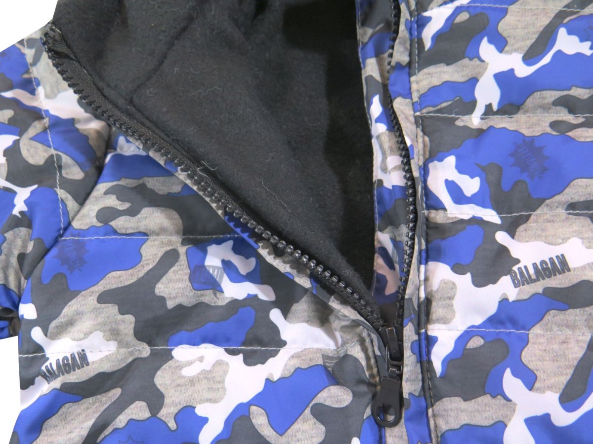 Campera de abrigo camuflada con polar interior