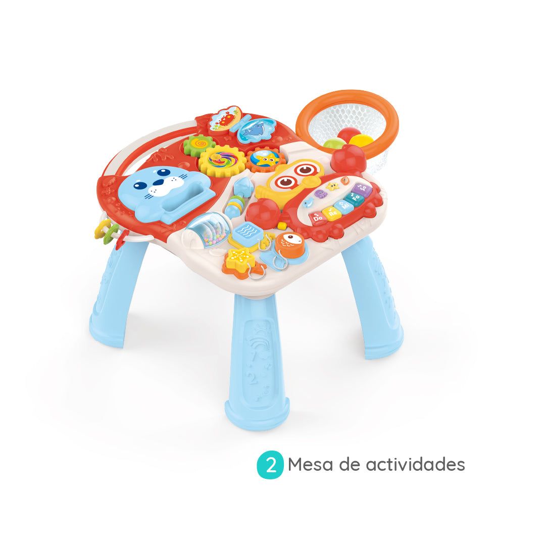 Caminador 2 en 1 - Mesa de actividades