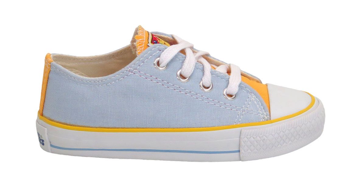 Zapatilla lona medio basket  - 2 Colores Combinados