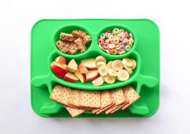 Plato De Silicona Con Divisiones