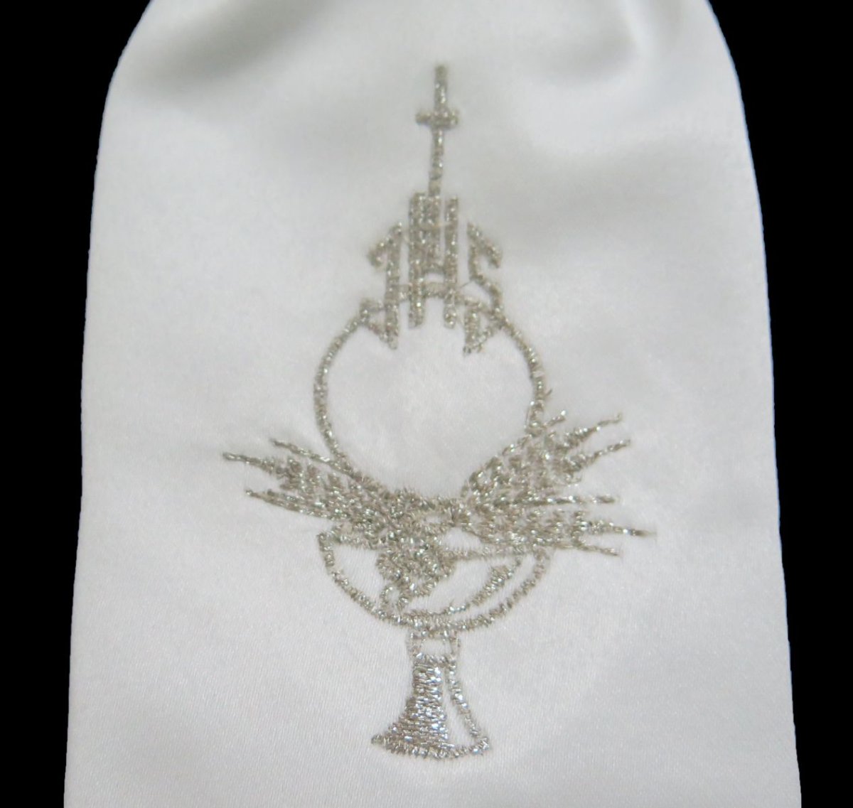 Brazal Comunion Piel De Angel Bordado Lurex