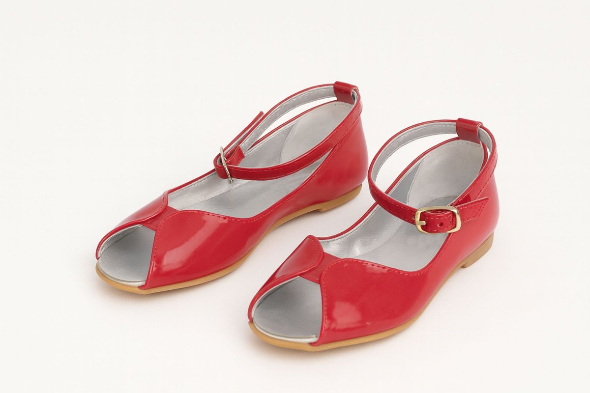 Balerina charol boca de pez con pulsera