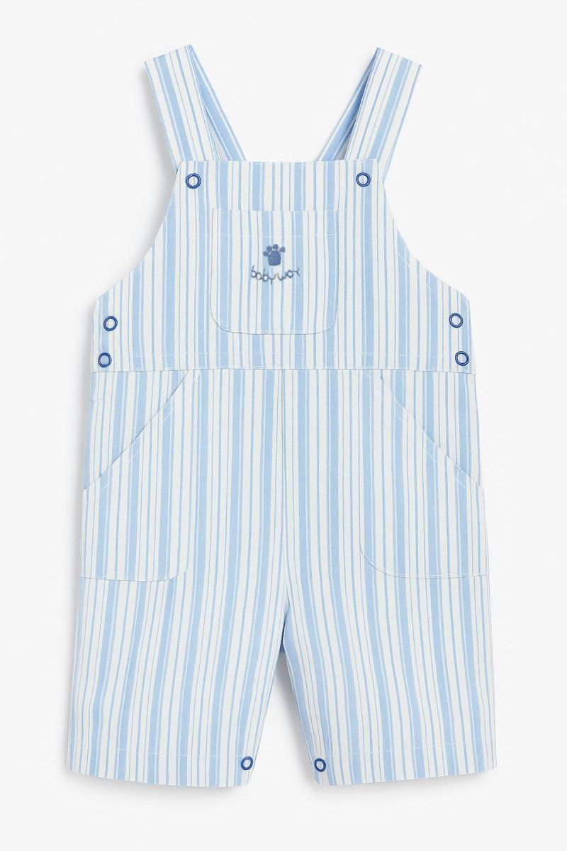 Jardinero corto gabardina estampado