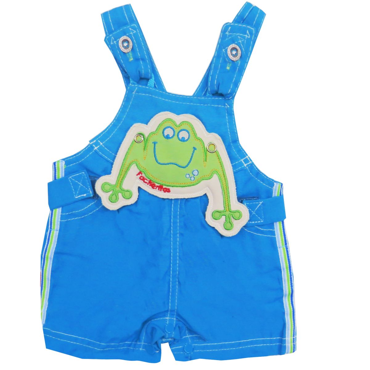 Jardinero con aplique de rana