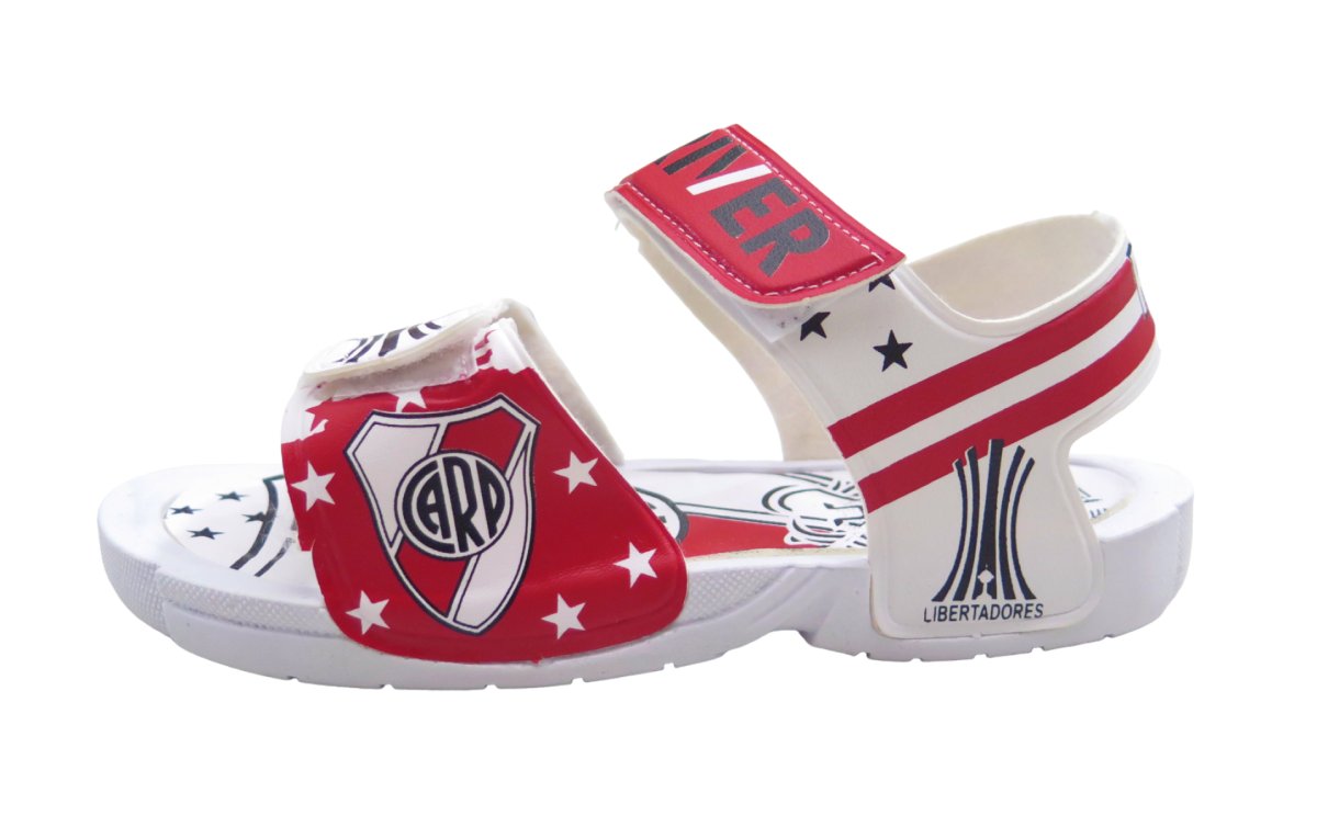 Sandalia Doble Velcro River Plate