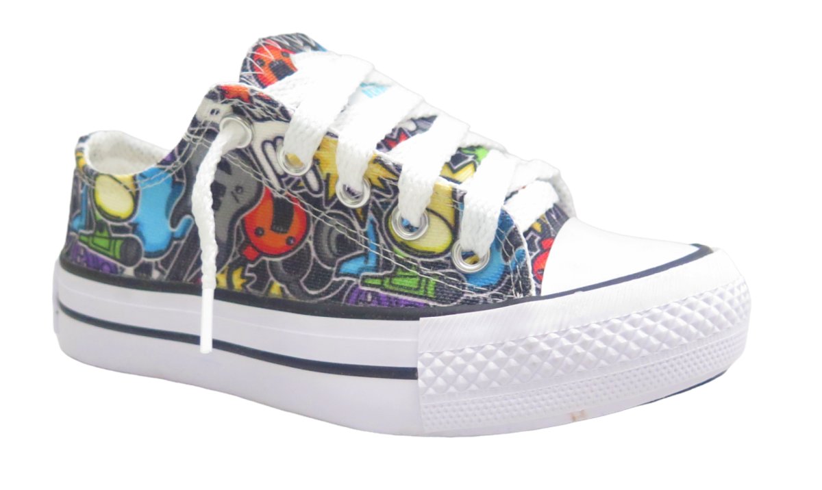 Zapatilla Medio Basquet Multicolor