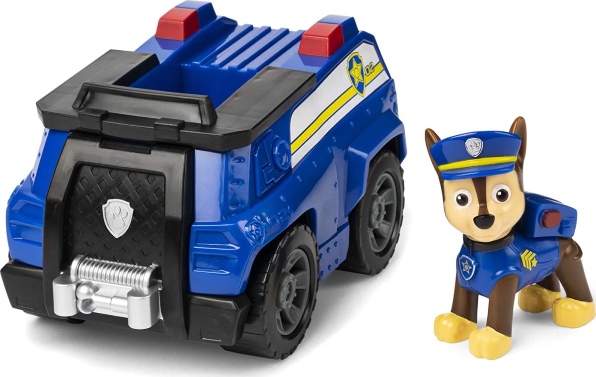 Paw Patrol Muñeco Chase Con Vehiculo - Figura