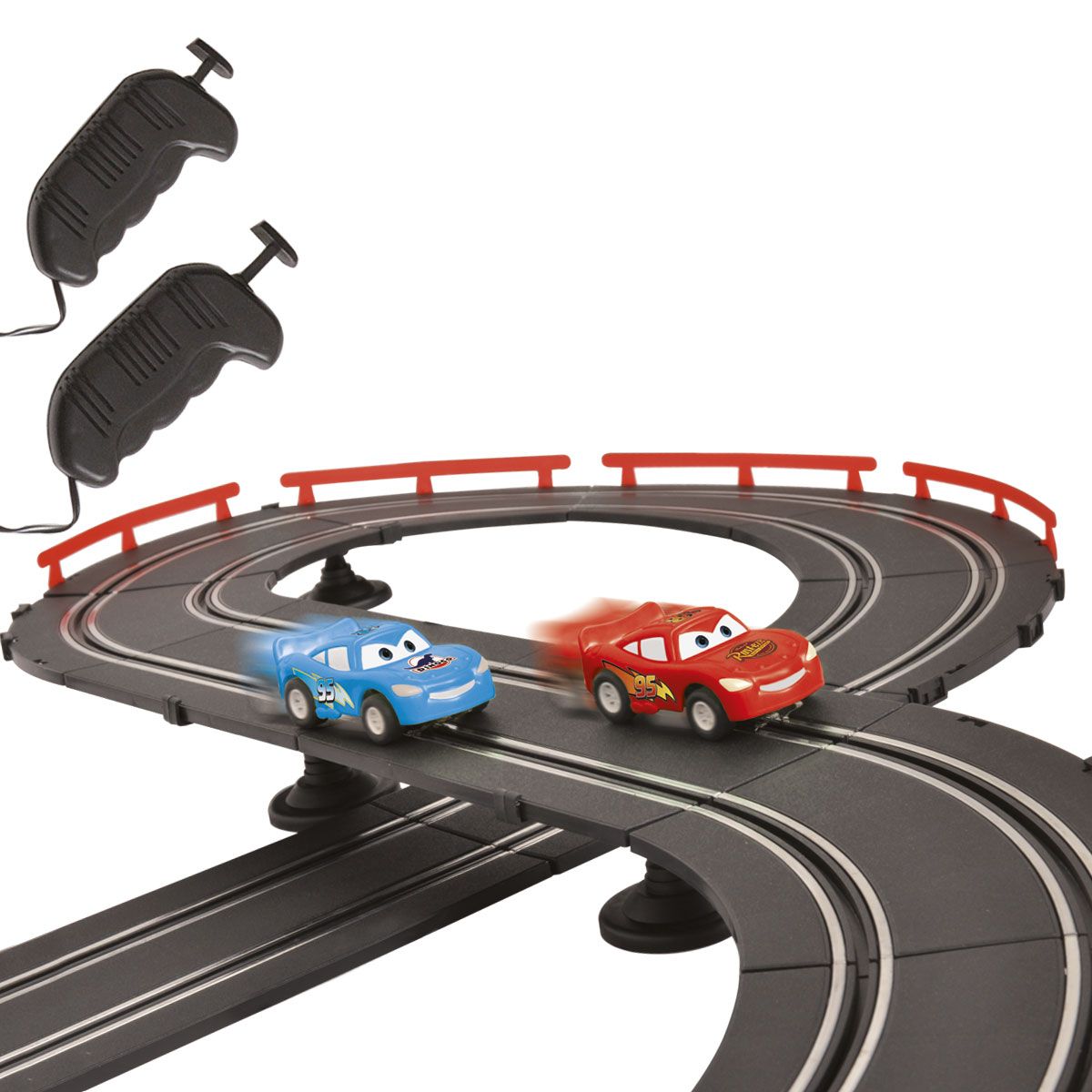 Pista Racing Cars - 2 Autos 2 Controles De Velocidad