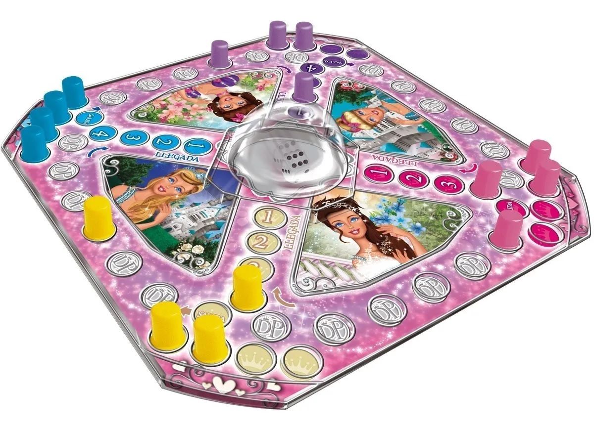 Ludo Princesas - Juego Con Cubilete Automatico