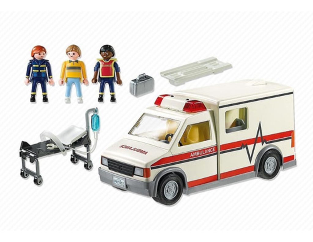 Ambulancia De Rescate - Con Luz Y Sonido