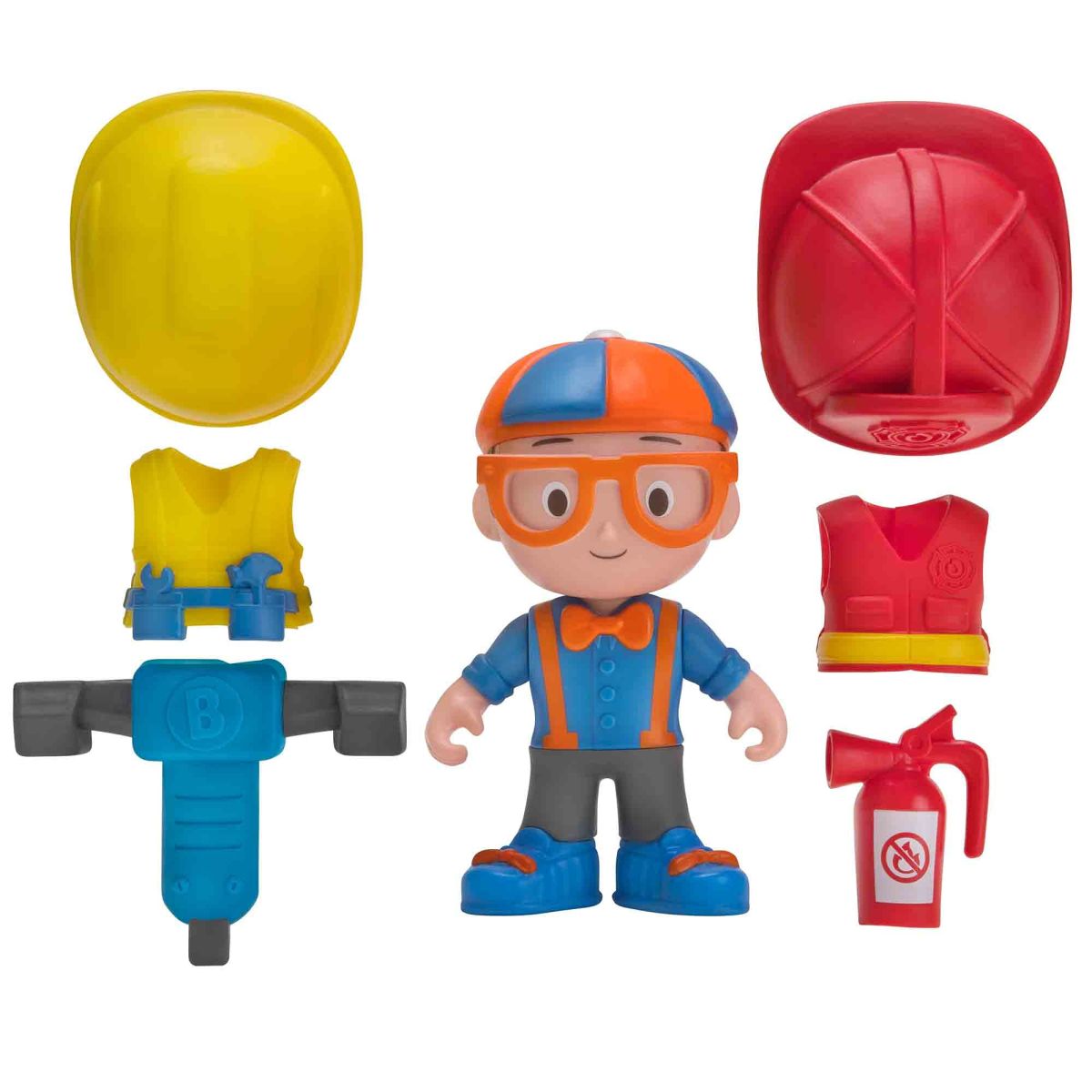 Blippi Muñeco Job Explorer Con Ropa Intercambiable