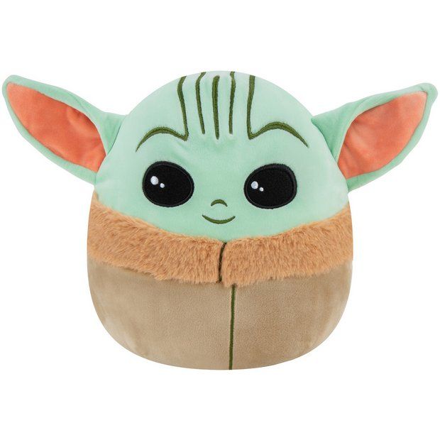 Squishmallows Peluche Soft 25 cm Grogu - Star Wars - The Mandalorian - Baby Yoda