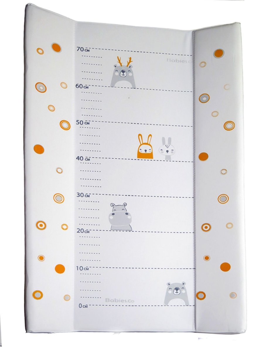 Catre de baño "Sofi" plus, cambiador anatomico, bacha rígida - patas rectas