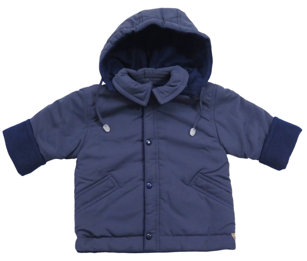 Campera de Gabardina Bordada con Aplique de Piratas en la Espalda