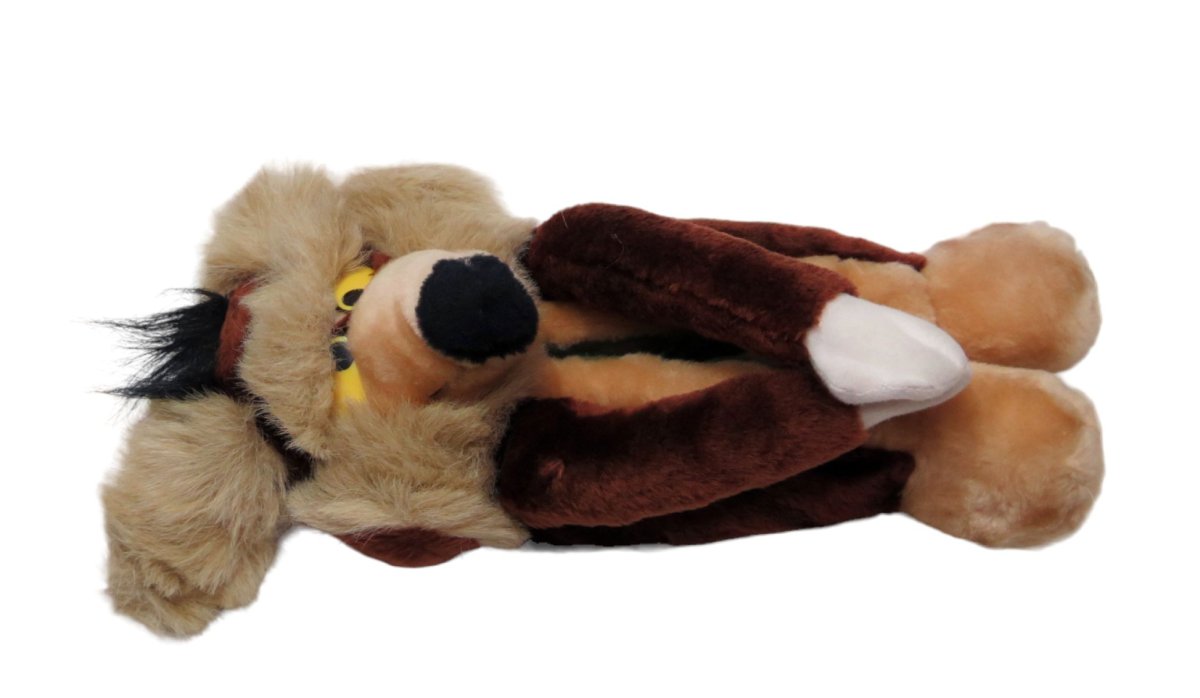 Pantufla Peluche Personaje Coyote con base antideslizante