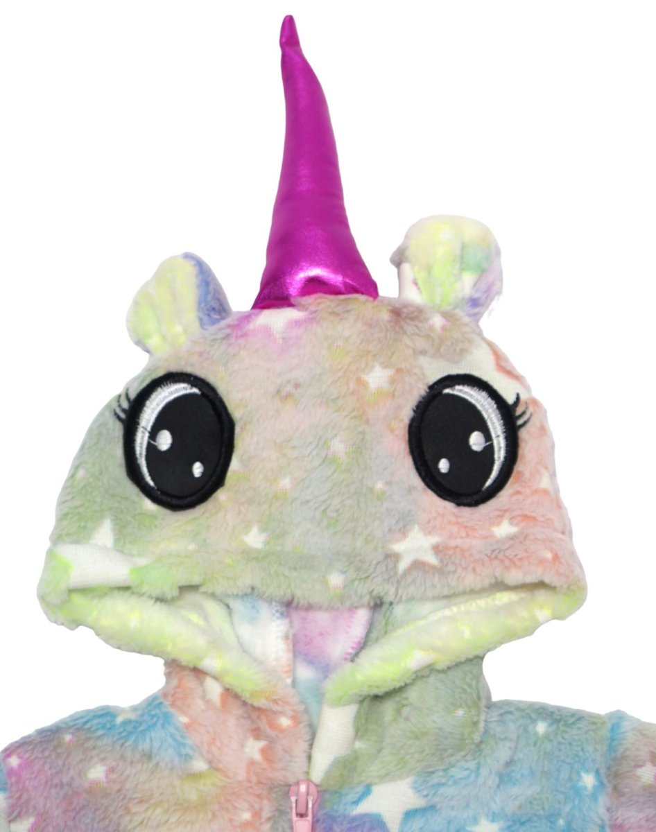 Pijama Enterito Kigurumi Piel Unicornio con pie- Bebe