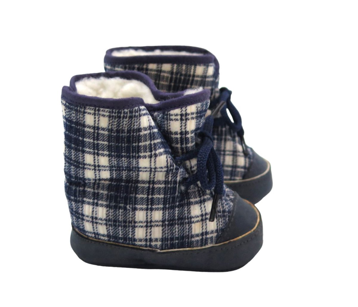 Botita Corderoy escocesa coninterior de corderito. Con Base