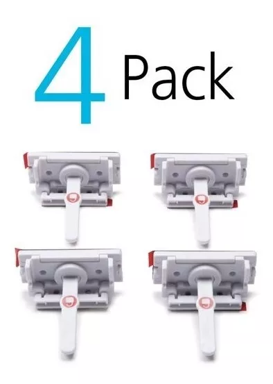 Traba De Seguridad Cajones Adhesive Cabinet & Drawer Latches (x4 pack)
