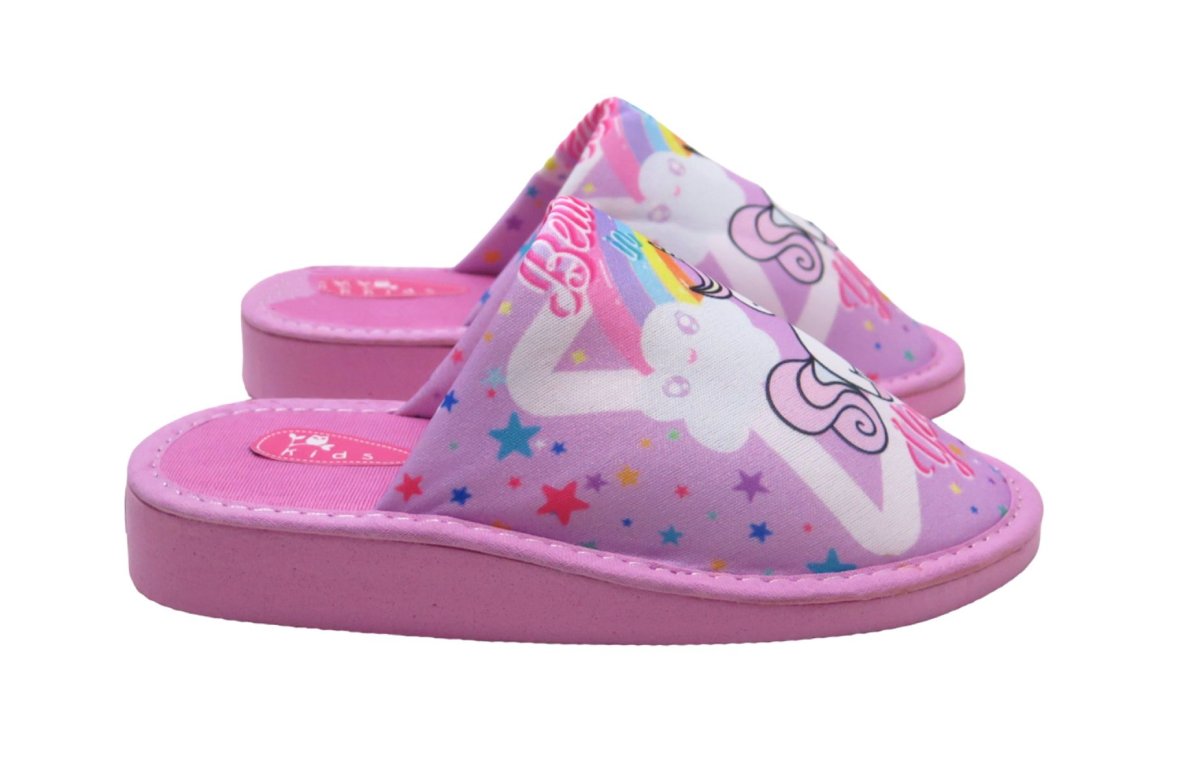 Chinela Pantufla Con Base Unicornio