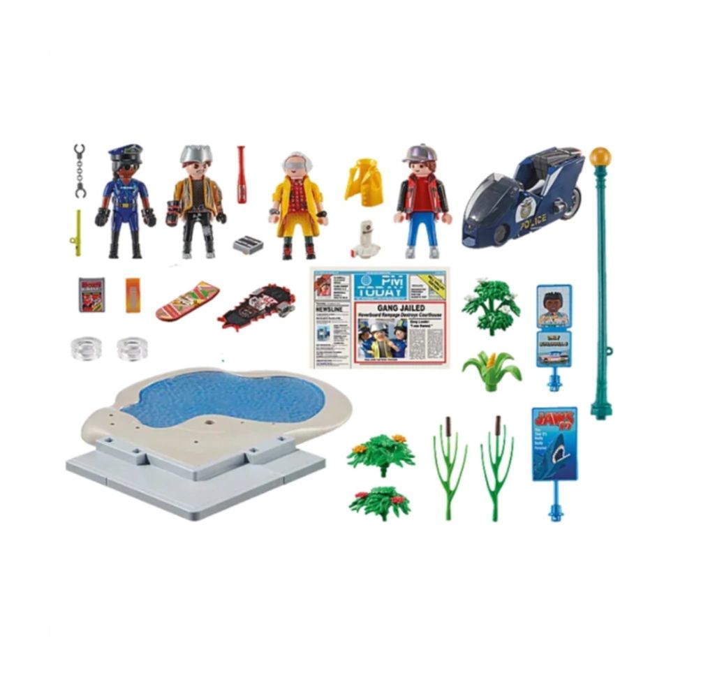 Volver Al Futuro 2 - Persecución En Hoverboard Volador Con Marty Y El Doc Brown - Back To The Future