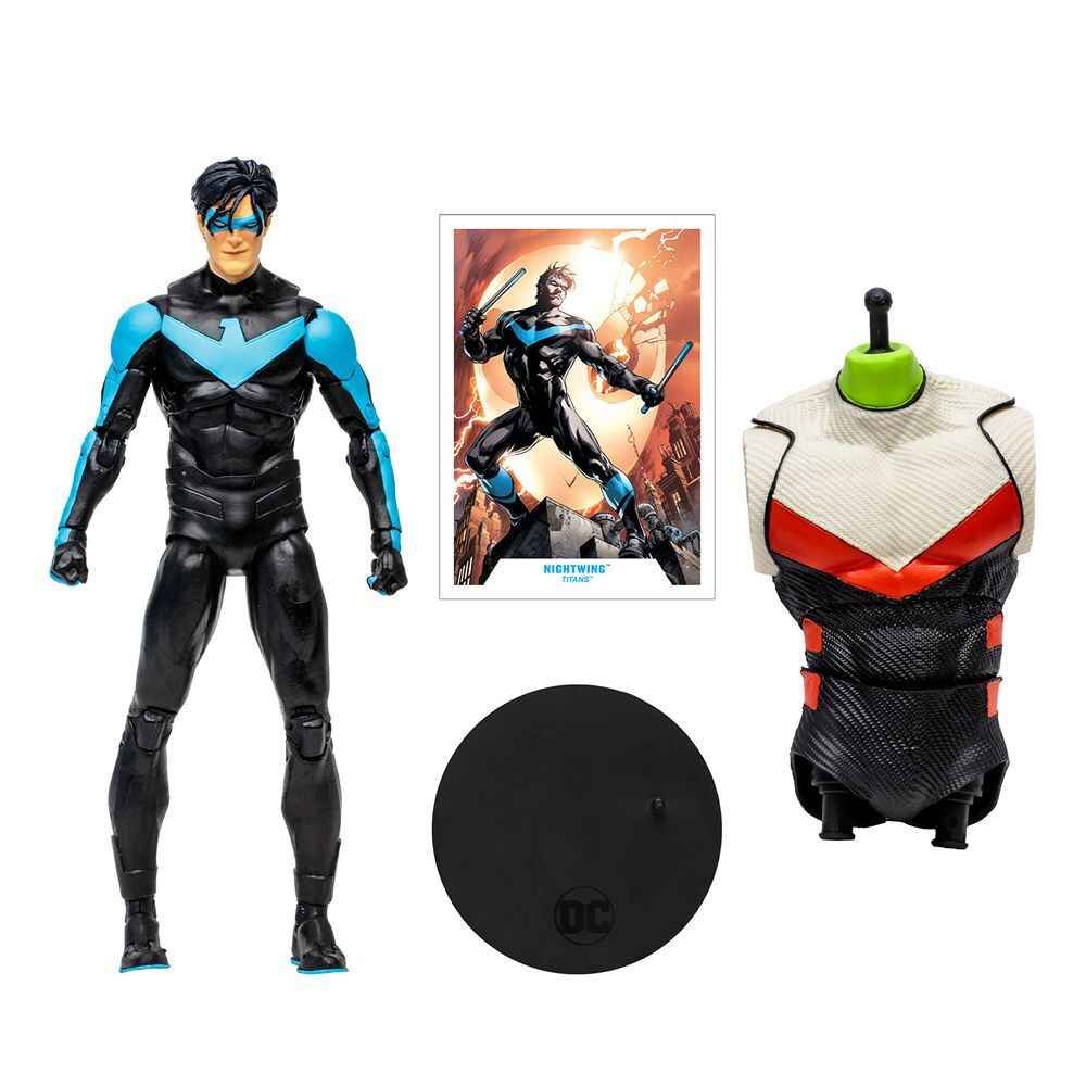 Muñeco Figura Articulada Titans Nightwing - Collect To Build - 1 De 4