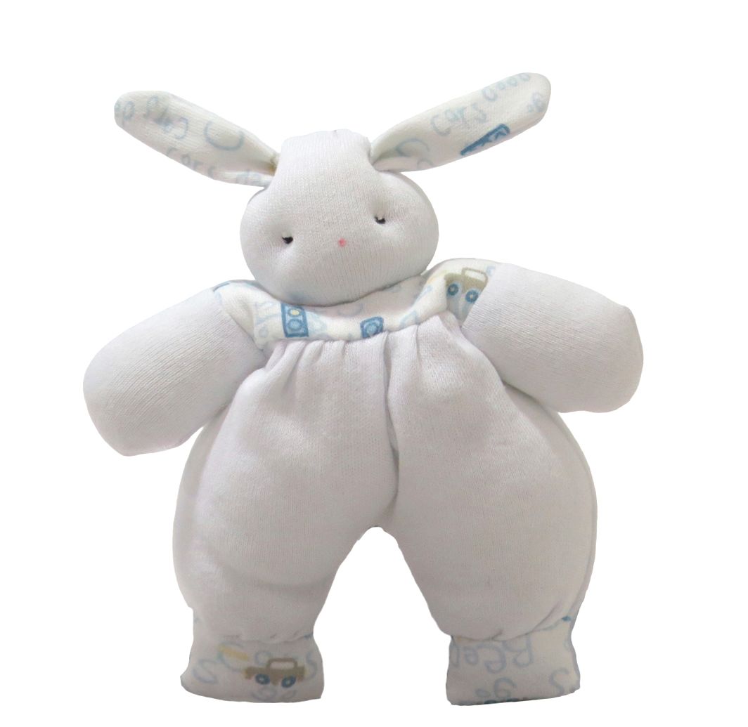 Sonajero Conejo De Tela Estampado