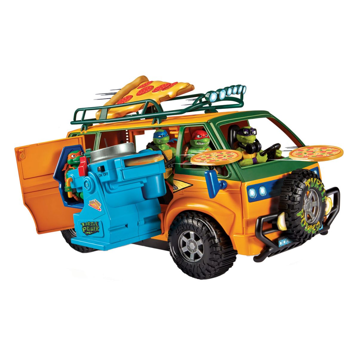 Pizzafire Van - Tortugas Ninjas - Teenage Mutant Ninja Turtles - Lanzador De Pizza