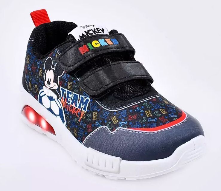Zapatilla Mickey Velcro - Luz Al Pisar