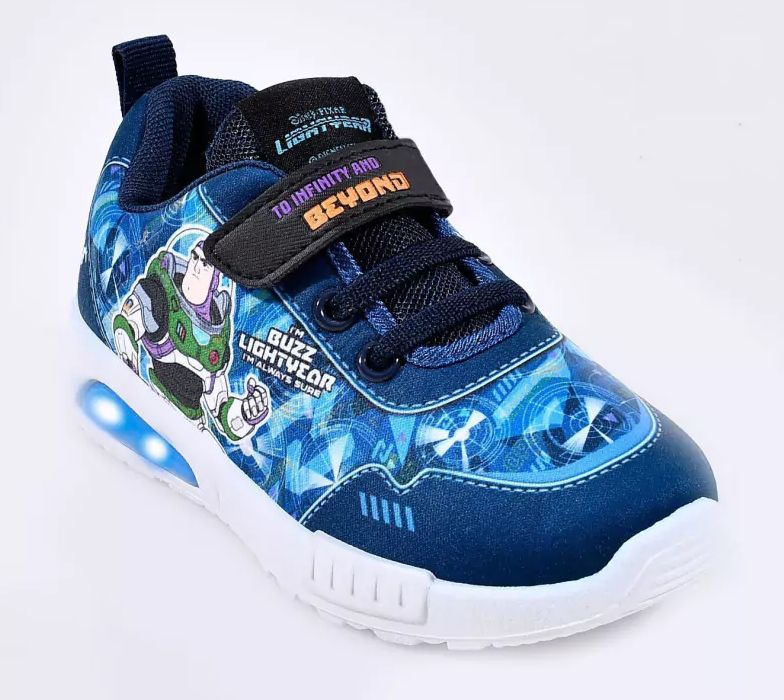 Zapatilla Toy Story - Buzz Lightyear - Velcro - Luz Al Pisar