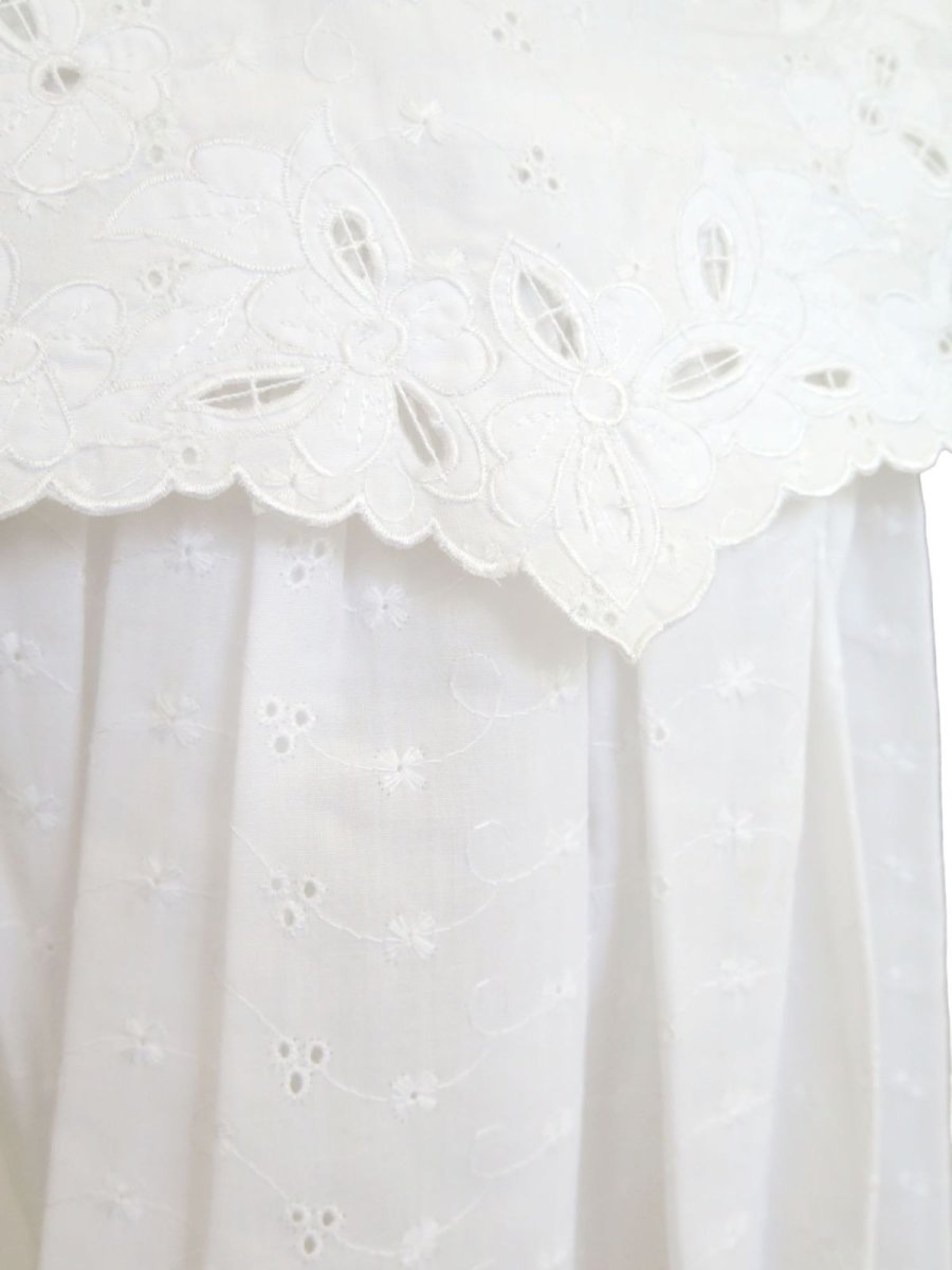 Vestido broderie con cuello Roujolie