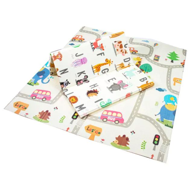 Alfombra Antigolpes Plegable Infantil Reversible 180Cm X 160Cm