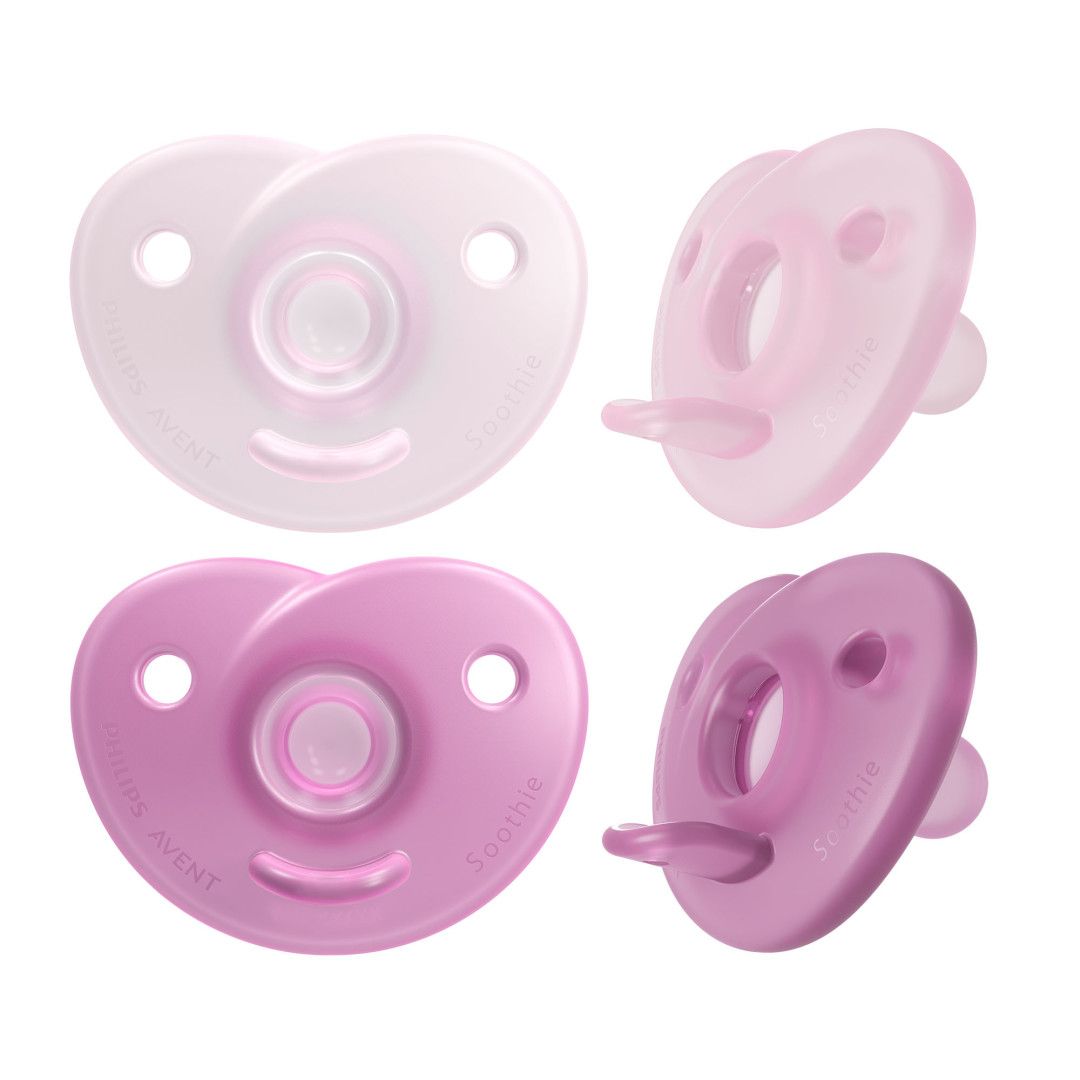 Chupete Soothie Silicona 0-6 Meses BPA FREE x2