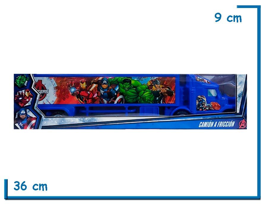Camión A Fricción Avengers - 36cm x 9 cm